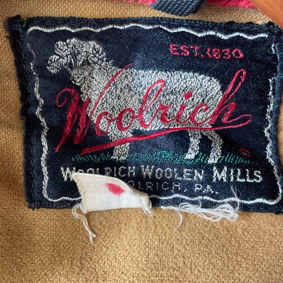 1930s WOOLRICH Large Solid Red Wool Mackinaw Hunting Winter Coat Made in the USA - Picture 5 of 9